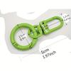 Handmade DIY Jewelry Making Keychain Hanging Ring Colorful Spring Buckle Candy Color Doll Bag Buckle Universal Buckle