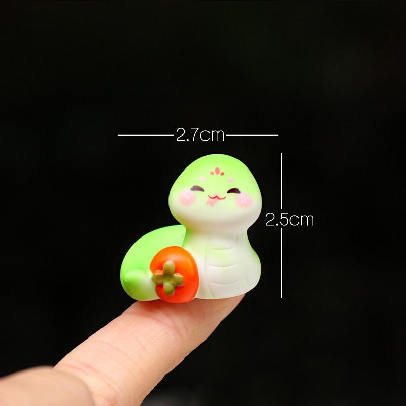 Zodiac Little Snake Doll New Year Blind Box Accessories: Mini Landscape Desktop Decorations