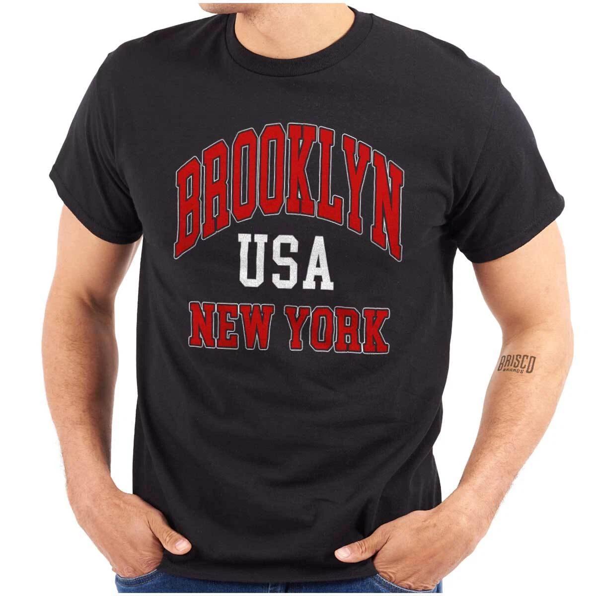 Urban Streetwear Brooklyn New York NY USA Womens or Mens Crewneck T Shirt Tee XXL