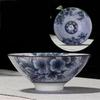Porcelain Blue and White Kung Fu Teacup Set – Single Douli Cup for Tea Tasting