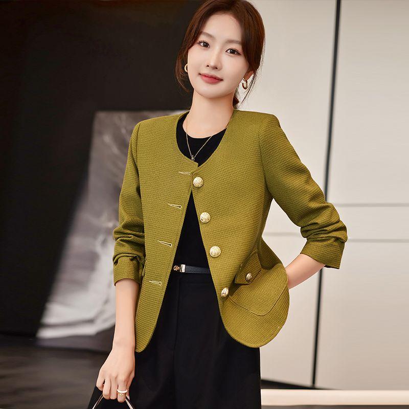 High Quality Suit Jacket Female Autumn and Winter New Fashion Foreign Temperament Goddess Fan Korean Version Suit