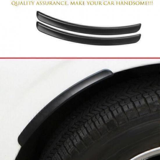 For Volvo XC60 2018-2024 Matte Black Wheel Eyebrow Arch Anti-Collision Strip 2PC