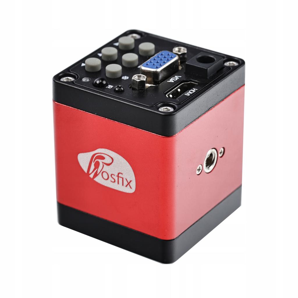 Rosfix Zestaw Mikroskopowy Draco RED PRO 4w1 – Kamera 2MP FullHD | Obiektyw 100x | Oświetlacz 56xLED Z Regulacją Jasności