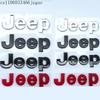 For Jeep Logo Badge Grand Badge Cherokee Wrangler Renegade Compass JK Patriot Car Front Hood Emblem Body Side Rear Trunk