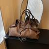 Hot Trendy Solid Color Fashi PU Large Capacity Shoulder Bags for Women 2026  Stylish Design Super Cool Casual Tote Bag