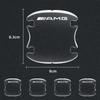 4pcs Transparent Car Door Handle Bowl Protector Film Anti-Scratch Sticker For Mercedes Benz AMG W124 W202 W203 W204 W210 W211