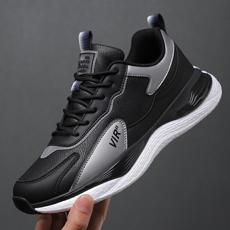 Sneakers Autumn and Winter New Versatile Fashion Velvet Warm Non-slip Men's Leisure Travel Dad Shoes