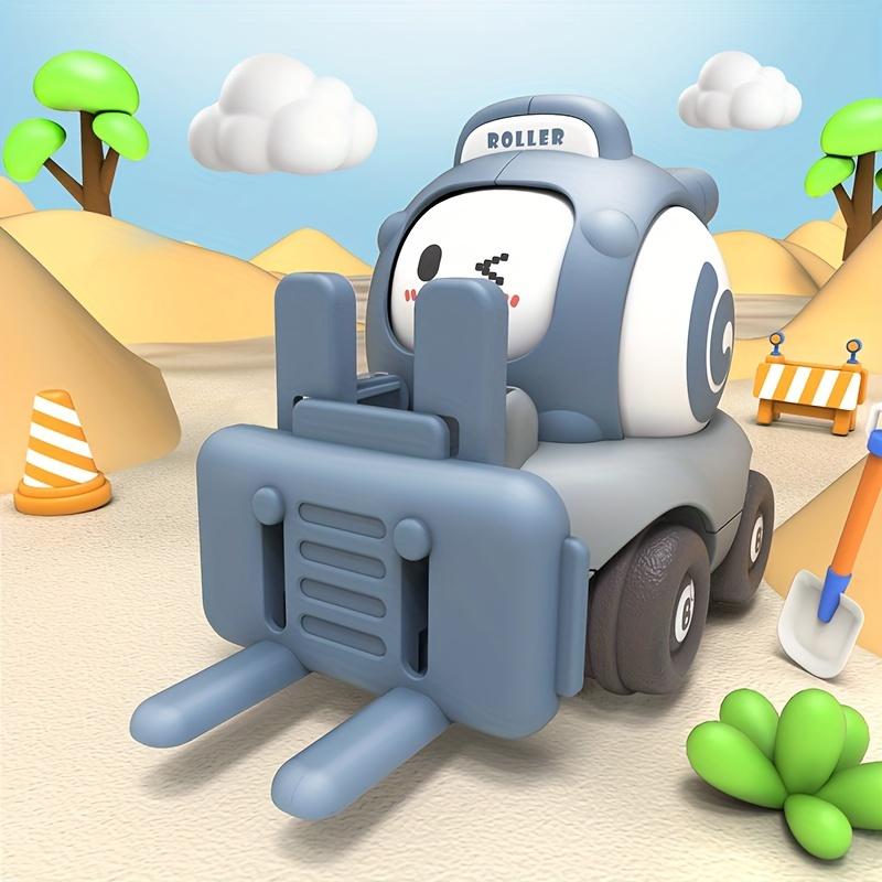 Interactive Cartoon Inertia Car Toy, Durable Plastic Construction, with Face Changing Whistle Function, for Birthday, Halloween,Christmas,Thanksgiving