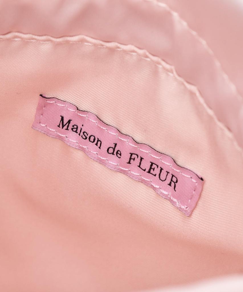 de Bag Cotton Candy Drawstring Bag for Grayish Blue [Maison Fleur] Pouch/Drawstring Women,
