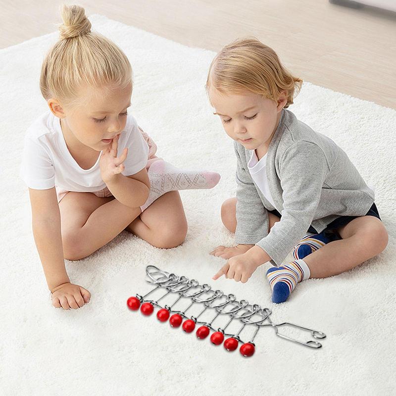 Metal Wire Puzzles Classic Unlock Interlock Game Fun Children’s Intellectual Toy Gift For Easter Thanksgiving Birthday
