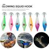 7 Pcs Squid Hook Lure Hook Fishing Tackles Simulation Luminous Fishing Bait Fluorescent Fishing Lures Fishing Lures for Fishing