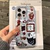 Retro Sun Marine Floral Eyes Girls Women Phone Case For Apple iphone 16 15 14 13 Pro Max 16e 12 11 7 8 Plus XR SE Fundas Cover