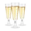 1/10Pcs Plastic Disposable Clear Champagne Cocktail Glasses Wine Cups Birthday Party Wedding Anniversary Festival Drinkware