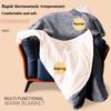 Soft Flannel Electric Heating Blanket - Machine Washable