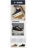 Men's Summer Breathable High-Top Canvas Sneakers: Black Retro Style with Height Boost for Trendy Casual Sports.