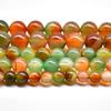 Peacock Agates Natural Stone Round Beads 15"Strand Smooth Loose Spacer Beads 4/6/8/10/12mm for Jewelry Making DIY Bracelets Charms Accessories
