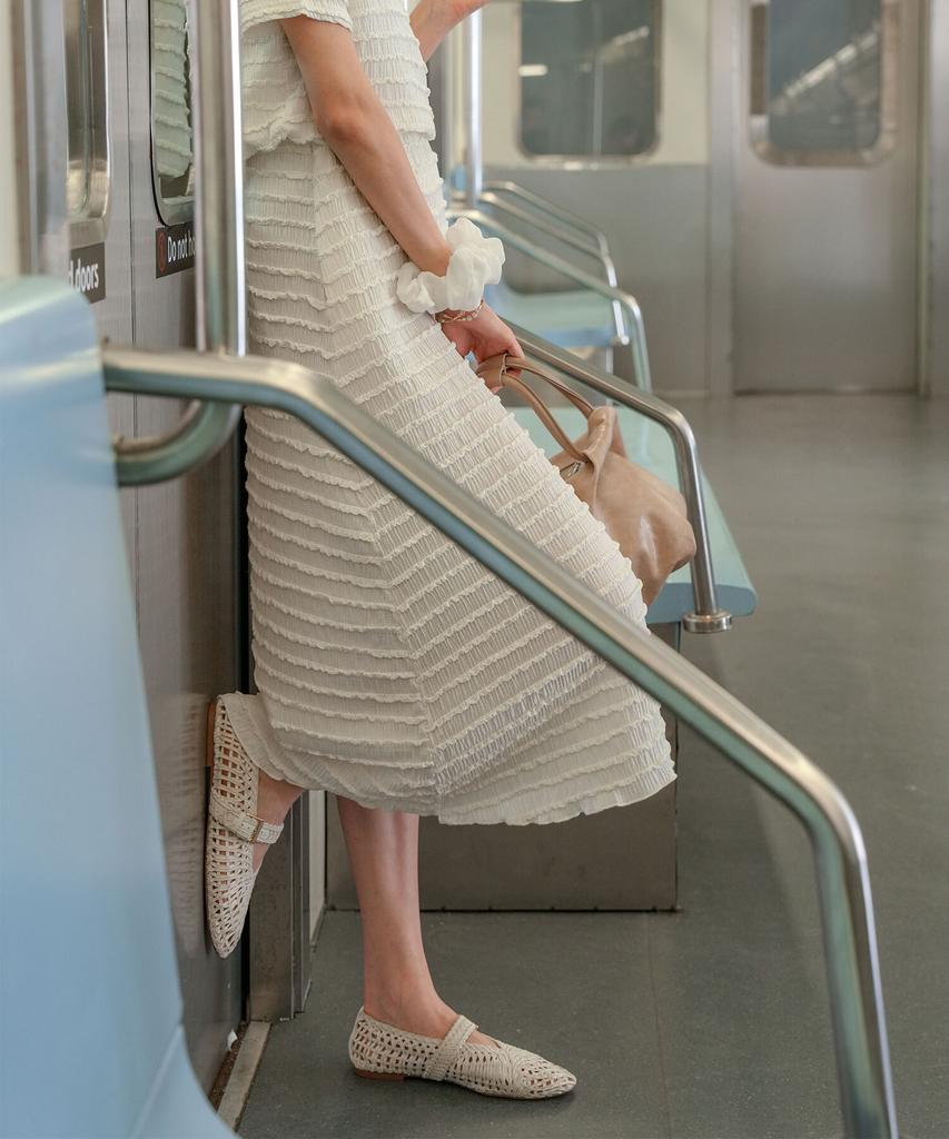 Pigment Summer Wave Frill Skirt (Jxsk260503)