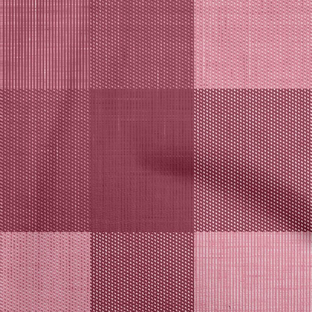 oneOone Cotton Flex Brown Fabric Check Sewing Material Print Fabric By The Yard 40 Inch