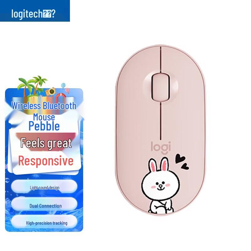 

Logitech Pebble Wireless Silent Bluetooth Mouse