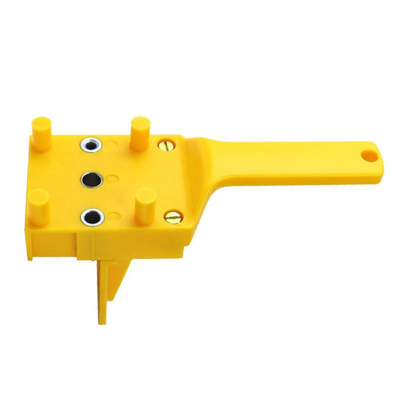 Woodworking Straight Hole Drilling Locator Handheld Furniture Wood Tenon Wooden Board Connection Positioning Drilling Tool