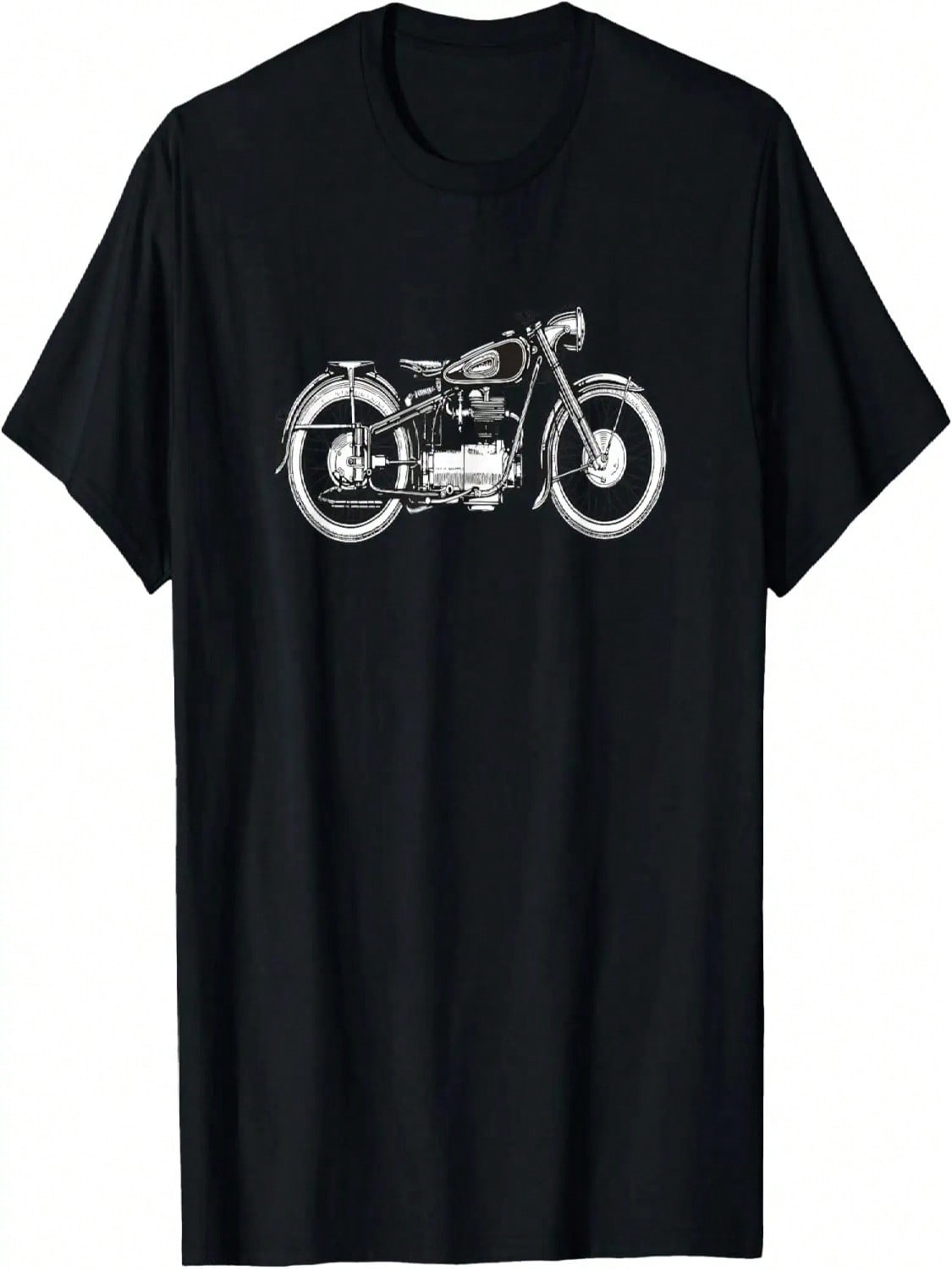 Retro Vintage Motorcycle _ I Love My Motorcycle T-Shirt S