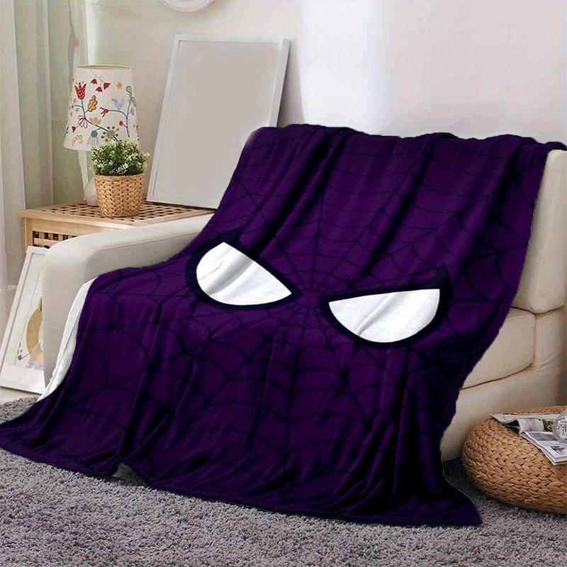 1pc Spider-Man Printing Blanket - Soft, All-Season Throw for Living Room, Bedroom,Personalized Gift with Adorable Cartoon Design
