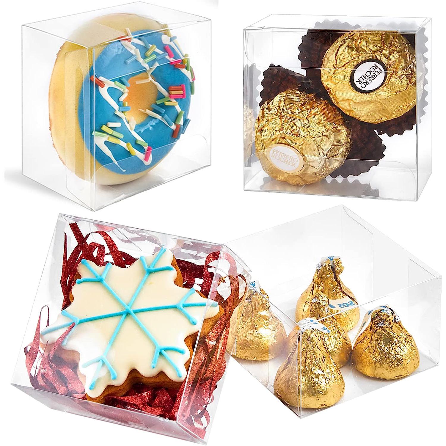 

Christmas Gift & Cake Decoration Packaging Box - Popular Seller 5x5x3.5 cm прозрачный