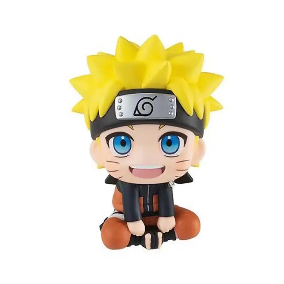 Anime Naruto Figure Uzumaki Naruto Kakashi Uchiha Sasuke Itachi Cute Q Figurals Action Figurine Model Toys Gift