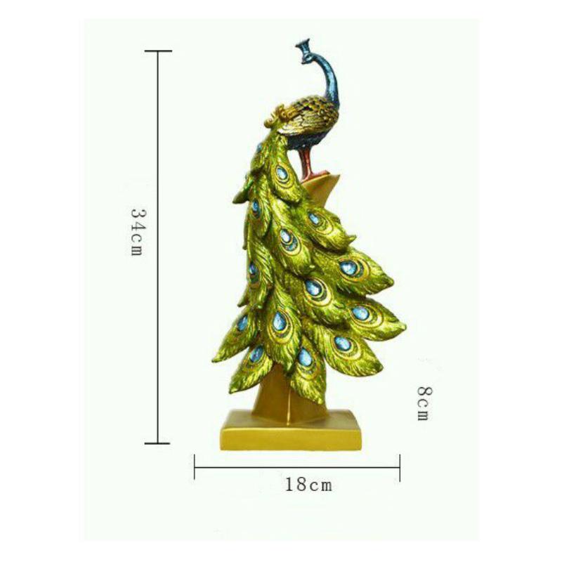 

European TV Cabinet Peacock Decorations Beautiful Wine Cabinet Porch Personalized Ornaments Wedding Gifts Modern Home Decoration
