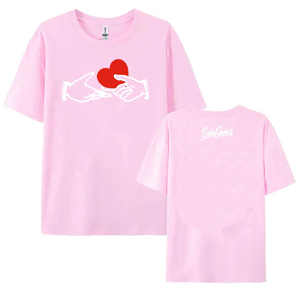 Stephen Sanchez Love,Love,Love Album T-shirt Short Sleeve Cotton O-neck Female Tshirts Unisex Streetwear Casual Summer Tees Top