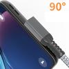 90 Degree USB4 Cable 40Gbps USB C to USB C 240W Fast Charging Display Cable Support 8K@60Hz 40Gbps Data Cable for Phone