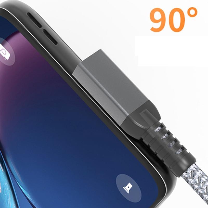 90 Degree USB4 Cable 40Gbps USB C to USB C 240W Fast Charging Display Cable Support 8K@60Hz 40Gbps Data Cable for Phone