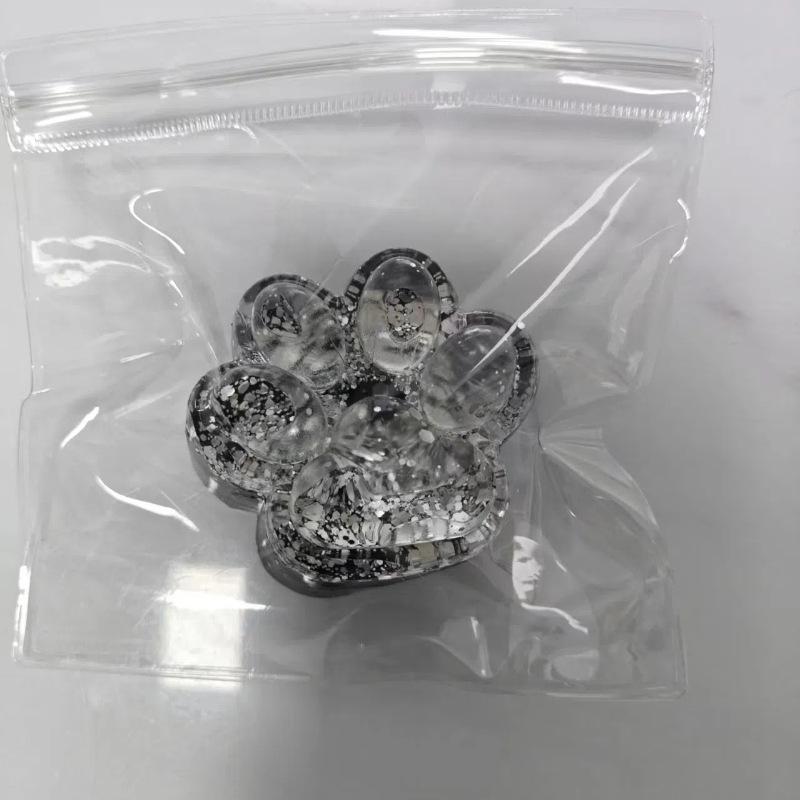 Aurora Starry Cat Paw Large Squeeze Toy - Stress Relief Transparent Decompression Toy.
