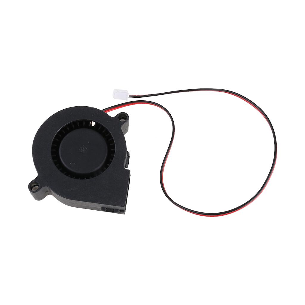 50mm x 15mm Lüfter 5V 12V 24V 5015 Öllager für DC bürstenlosen Kühl-Turbofan 2-Pin 15cm Kabel für 3D-Drucker Ac