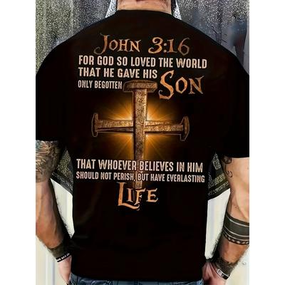 European Size Men's Casual T-Shirt