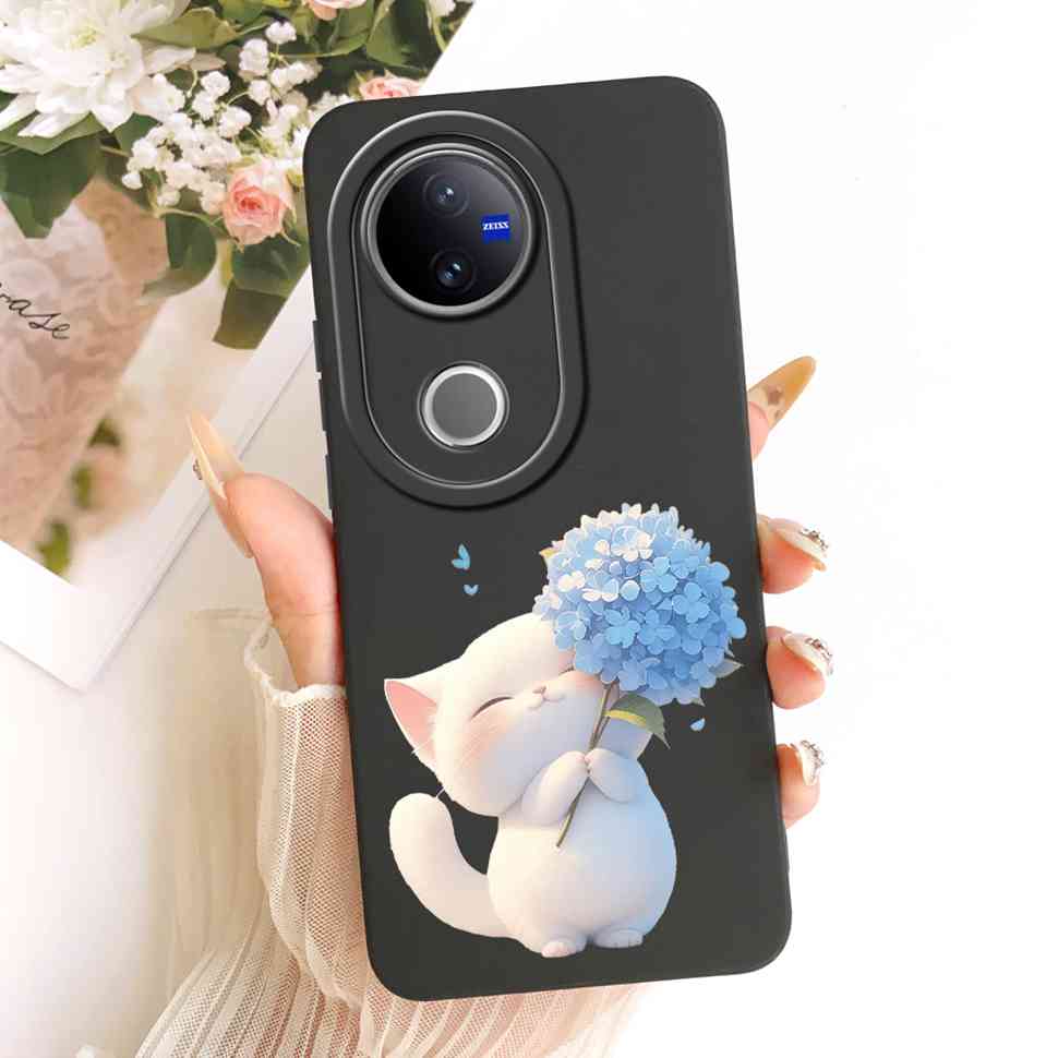 For VIVO V50 5G Case Luxury Silicone Shockproof VIVOV50 5G V2427 Casing Colorful Cartoon Soft Protective Shell Cell Phone Case