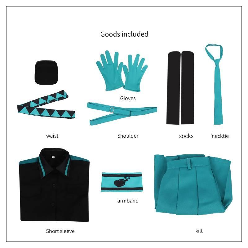 Stunning Green Love War Cosplay Costume For Men And Women Anime Fans