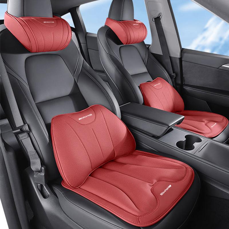 Poduszka na fotel samochodowy Poduszka pod głowę Podparcie lędźwiowe Nakrętka zaworu opony Do Mercedes Benz AMG GLE GLS CLA CLE GLC CLS GLA W223 W213