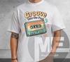 Men's and Women's T-shirts Groove Into The Past T-shirt Cassette Unisex Tee