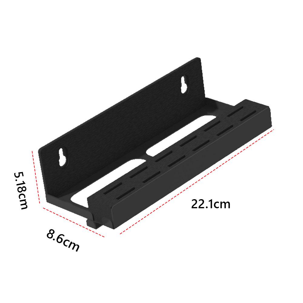Metal Wall Mount Bracket with Game Card Slots and Joy-Con Hanger Console Holder Clip Kit Stand Storage Organizer for Switch 2