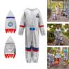 Bsrlons Kinder Silber Astronautenkostüm Für Sportspiele Und Cosplay Raumanzug Mit Pilotenoutfit