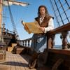 Renaissance Pirate Cosplay Outfit With Velour Material For Theatrical Events
