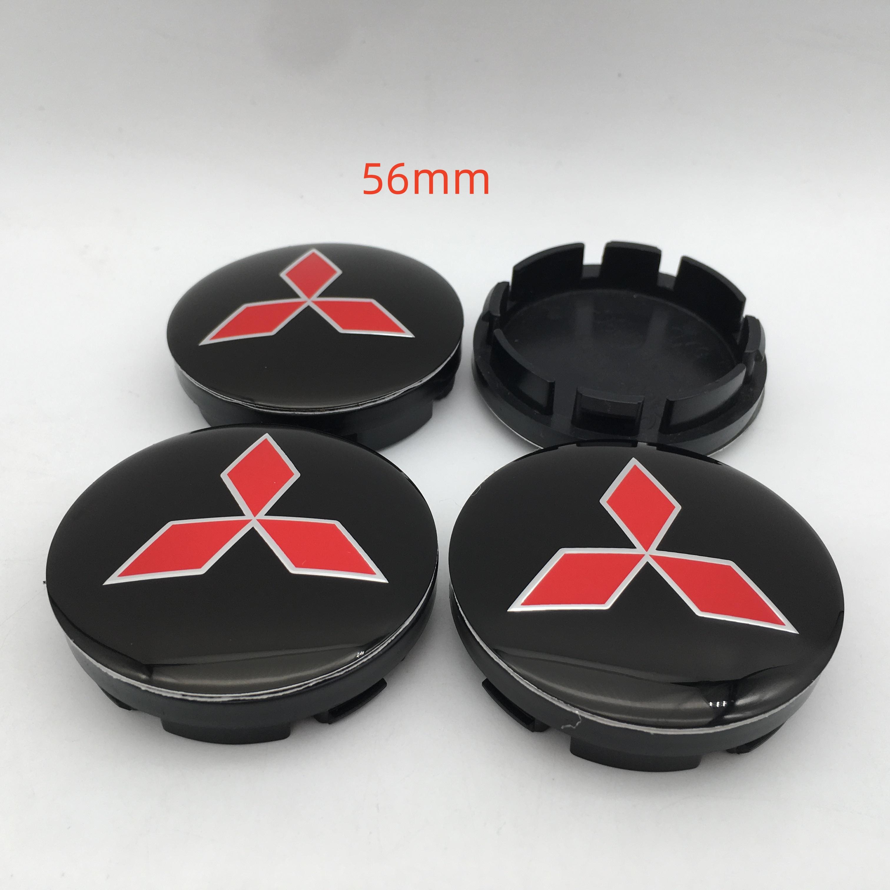 

20pcs 3D 56mm 60mm 68mm for Mitsubishi Car Wheel hub emblem Center Cap Badge covers sticker Decals styling auto Accessories