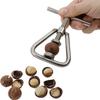 Nutcracker Nut Sheller Compact Stainless Steel Walnut Opener Multifunctional Chestnut Pliers Rust-Proof Easy To Clean Kitchen Tool for Nuts Walnuts