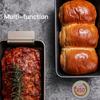 1 Set Meatloaf Pan with Drain Tray Non-stick Meat Bread for Baking, Reduce Fat, Enhance Taste, Bread Pan Set