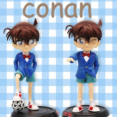 Conan Figure YYDS Conan, Kudo Shinichi Monster Kidd GK Dress Football Scene Conan Ornament Model