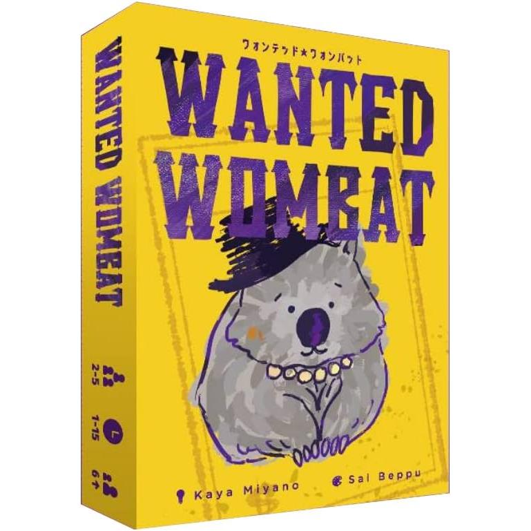 Mob+ Wanted Wombat (2-5 players, 1-15 minutes, ages 6 and up) Board game