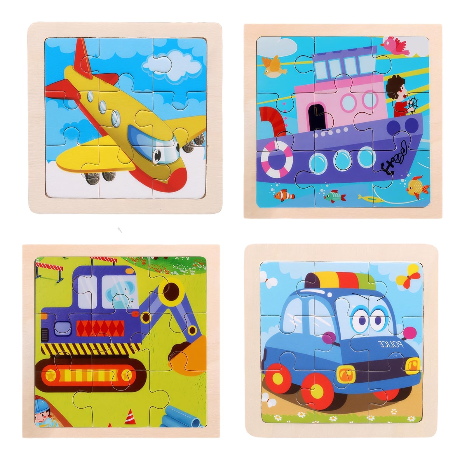 

BLOOPIC Wooden Set of Montessori Educational Toy for Ages and Early Shape Shape Color Color Brain Training and Animal Boys and Girls Gift