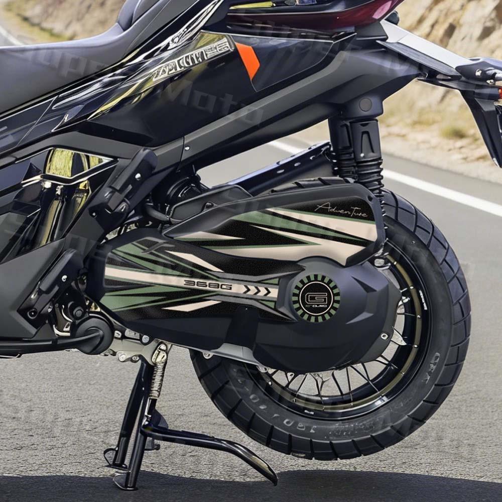 For ZONTES 368 G Zontes 368G ADV Motorcycle Frosted Swingarm Stickers Rotating Shaft Protect Accessories Decals Anti-Scratch