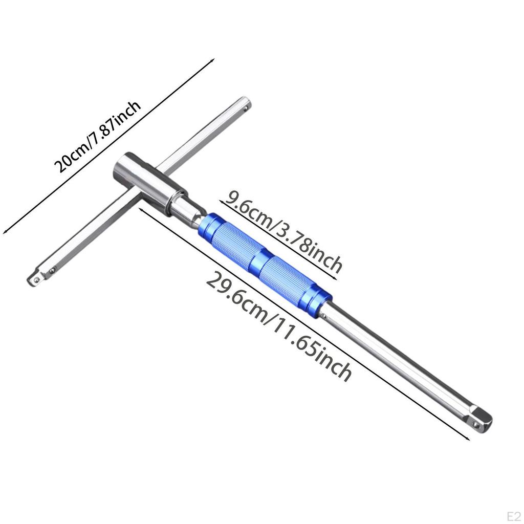 T-Griff Sechskantschlüssel Allen Abnehmbares Zubehör Leichtgewicht Tragbar Ergonomisch Rutschfest